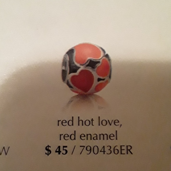 Authentic Pandora Red Hot Love Charm! - Picture 3 of 3